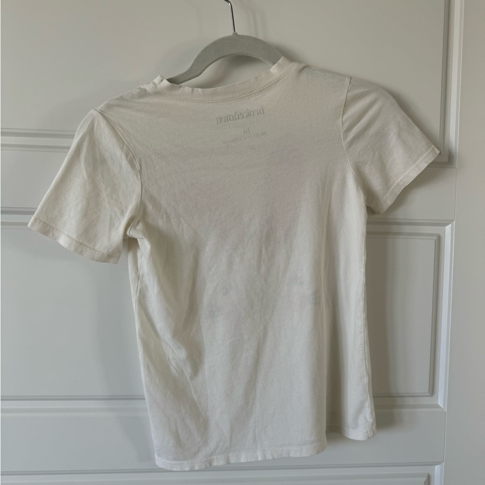 Brokedown Clothing Child’s Kids Bunny T Shirt Easter White Size 10 - Picture 3 of 5